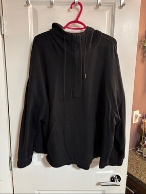 knix Black Zip-Up Hoodie Sweater